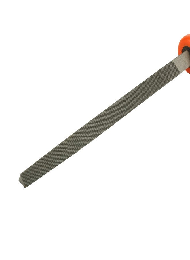 BLACK+DECKER BDHT22147 Steel 200mm 2nd Cut Triangle File (Orange) - Image 4
